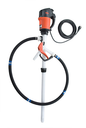 Flux drum pump concentrated acids